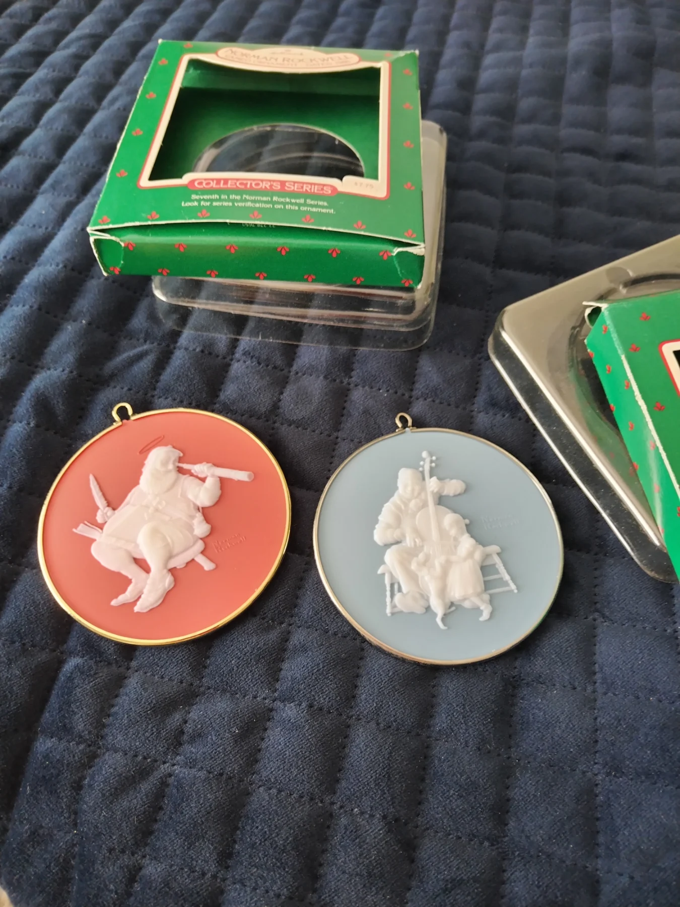 Norman Rockwell christmas tree ornaments