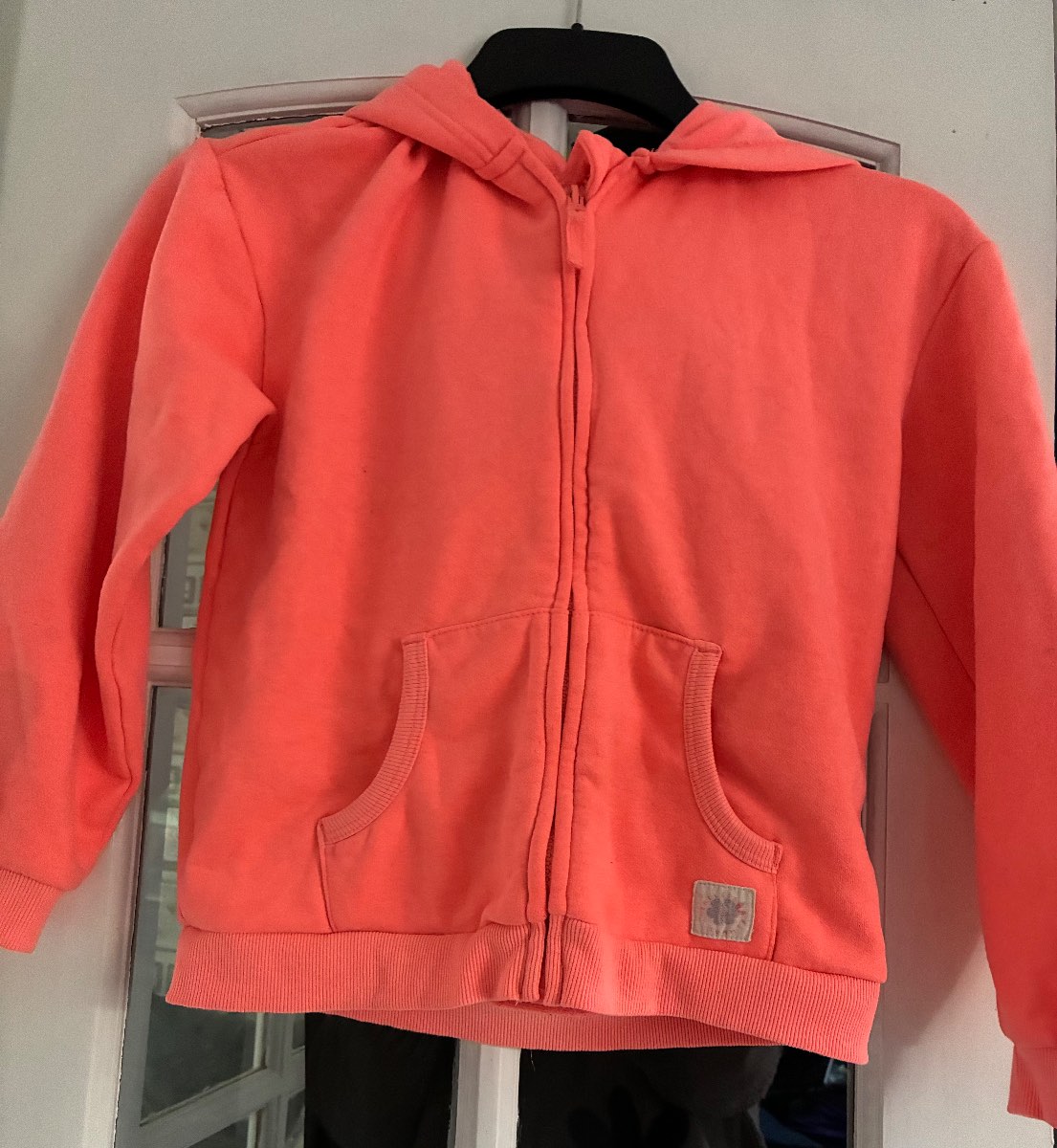 Nutmeg Girls Coral Pink Full Zip Hoodie Age 11-12 Years (146-152cm)