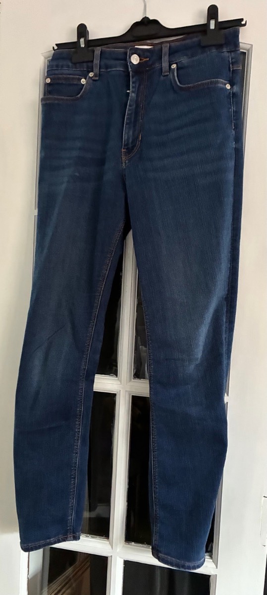 ZARA Mid Blue Skinny Jeans EUR 40 UK 12 Excellent Condition