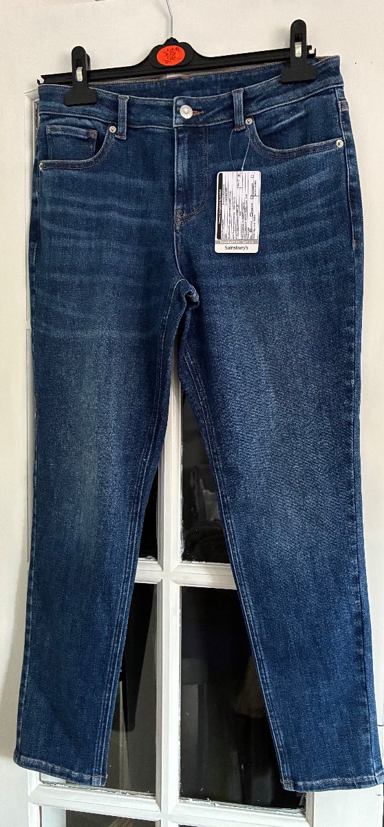 BNWT Sainsbury’s Tu Ladies Blue Slim Fit Stretch Jeans Size 12 UK