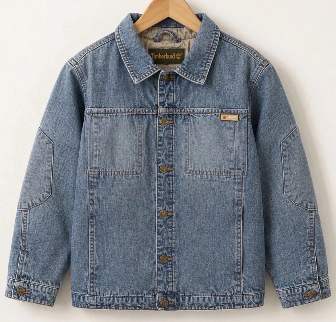 Timberland boys thick denim jacket age 8/10 years