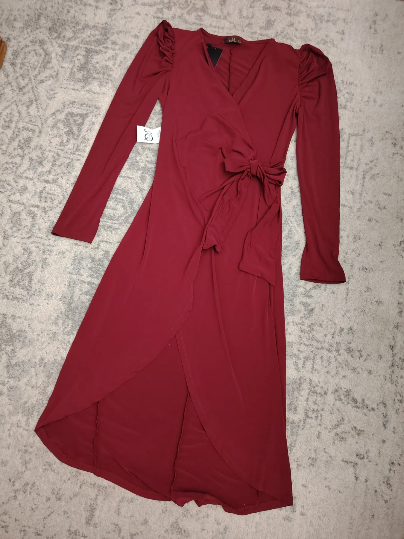 MIDI Wrap elastic dress UK 12