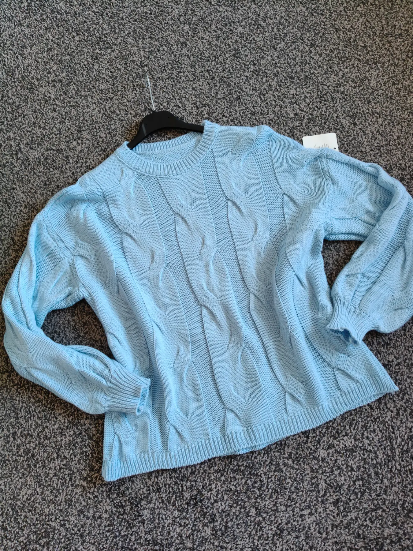 Made in Italy cable Knitted jumper one size 8-16