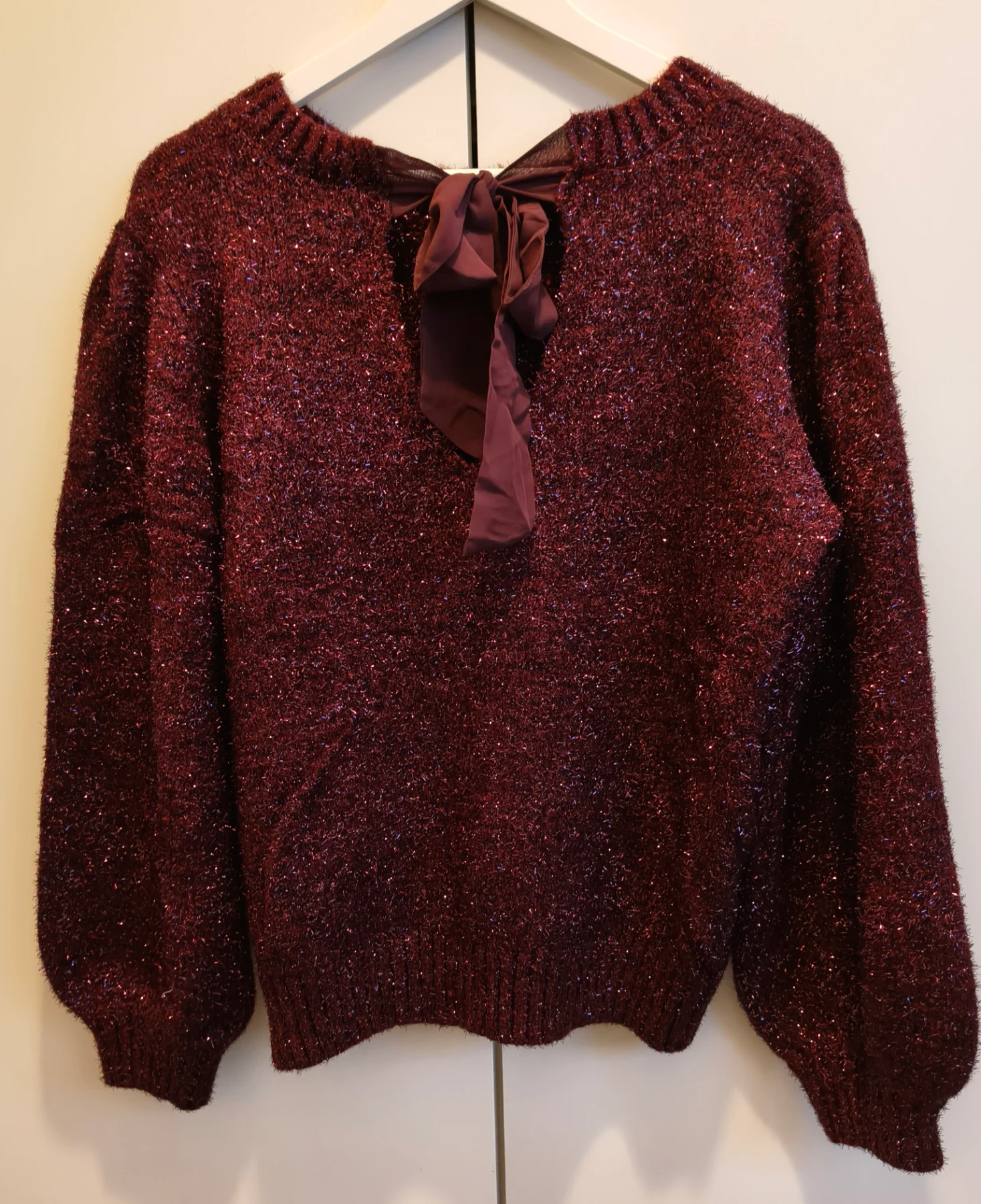 Amara Reya lurex knitted jumper L 12-14