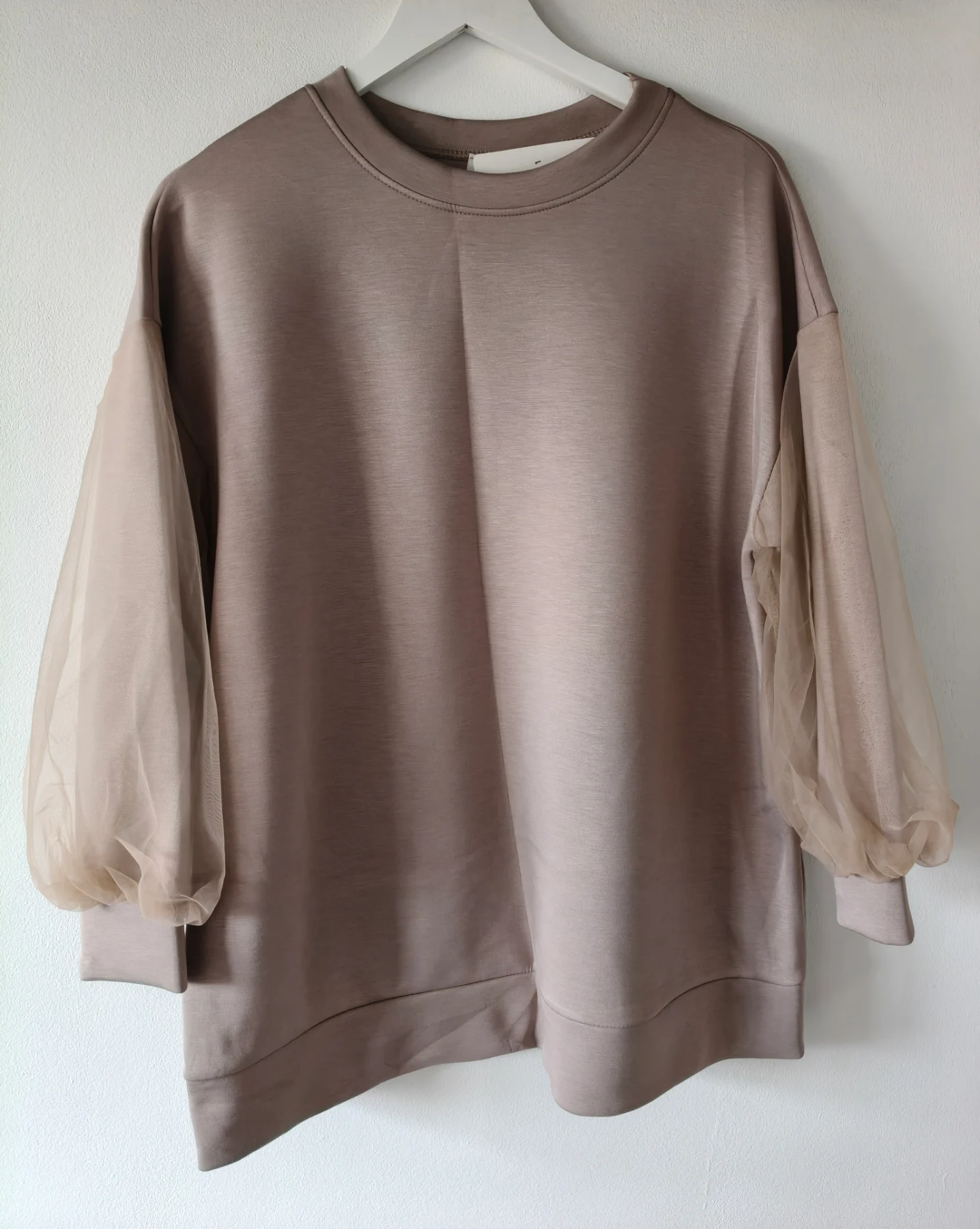 Tulle sleeves jumper one size 8-14