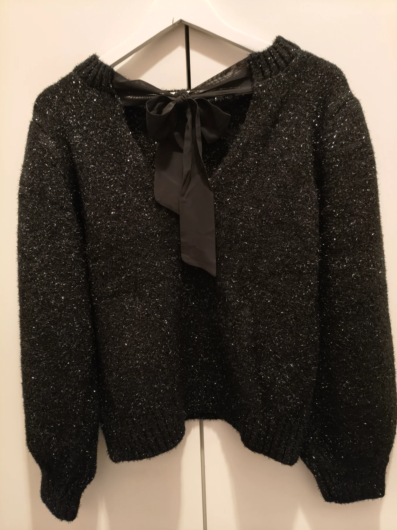 Amara Reya lurex knitted jumper XL 14-16