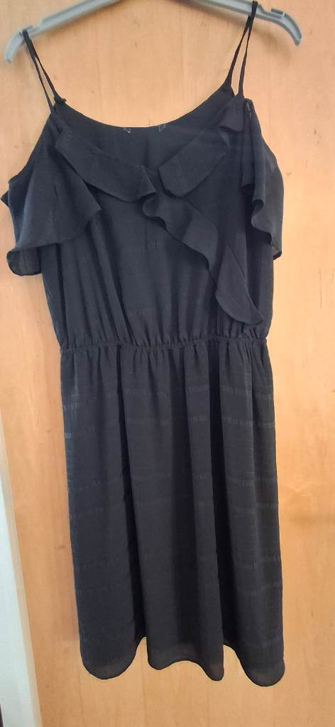 Ladies Tu Black Ruffle Dress - Size 12