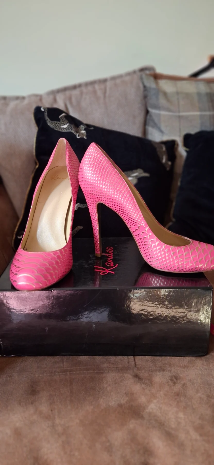 Women's Kandee Pink High Heel Shoes - Size 40/UK 7