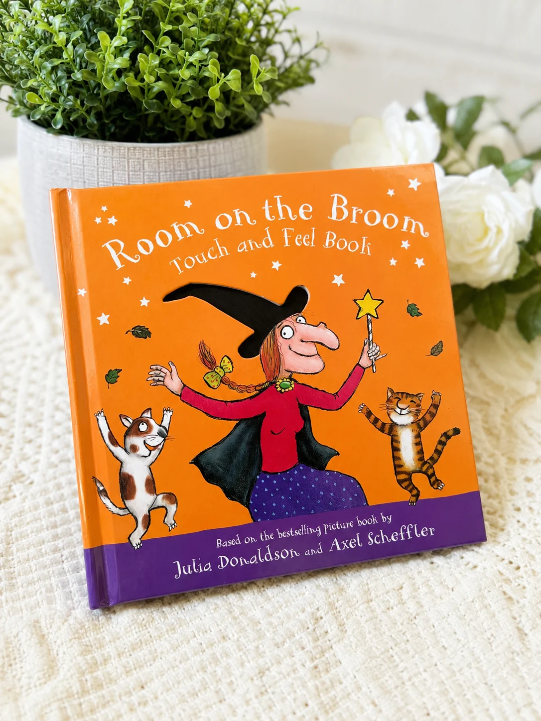 Room on the Broom Touch and Feel Book – Julia Donaldson & Axel Scheffler – Brand New