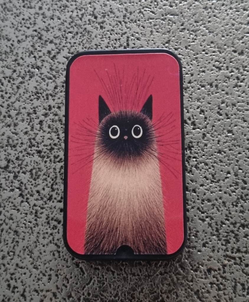 Small Storage Tin Featuring A Siamese Cat
