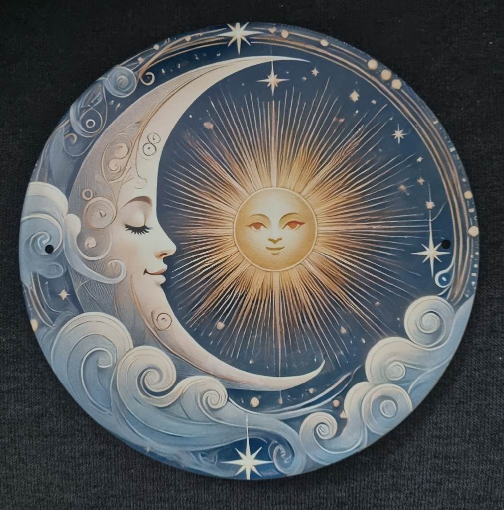 Celestial Metal Sign