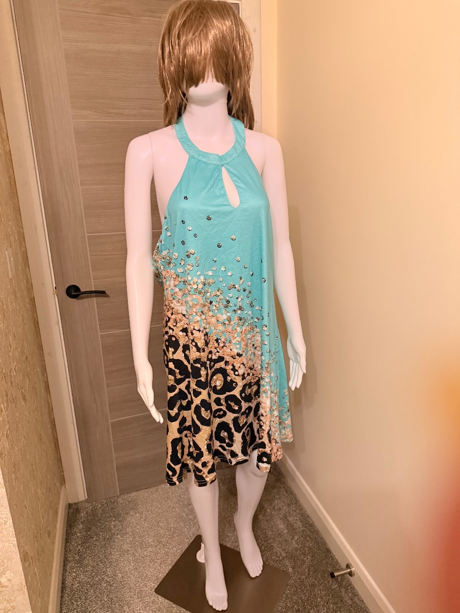 BNWOT XL LIGHT SUMMER COLOURFUL DRESS