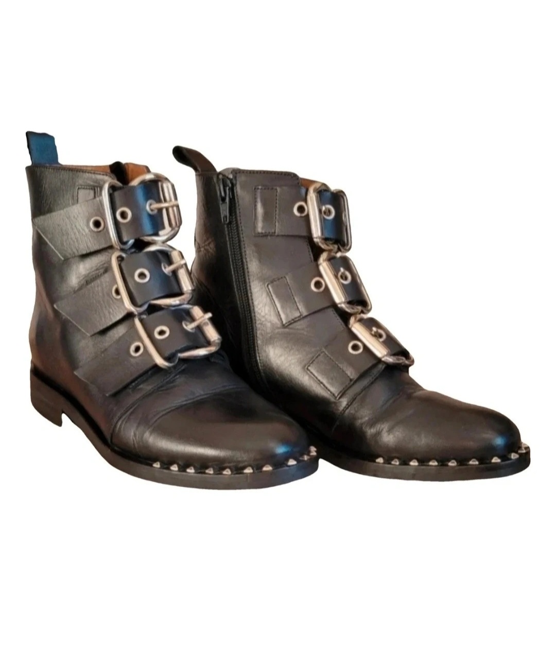 Jonak Dirce black leather ankle boots, size 36