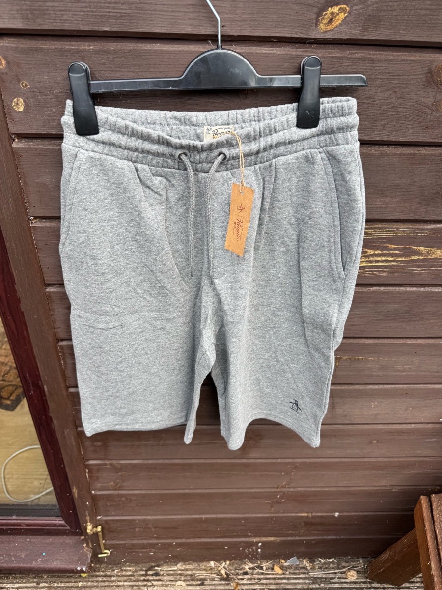 Penguin soft feel grey shorts. Size M