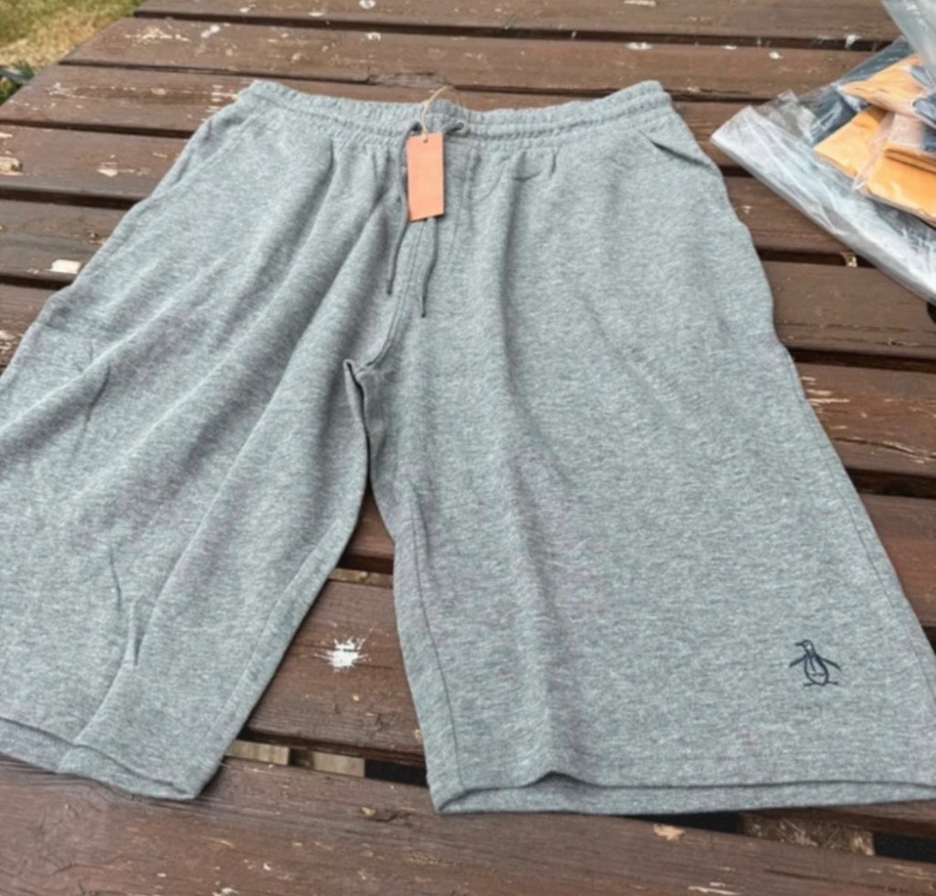 Penguin grey soft feel shorts. Size XXL