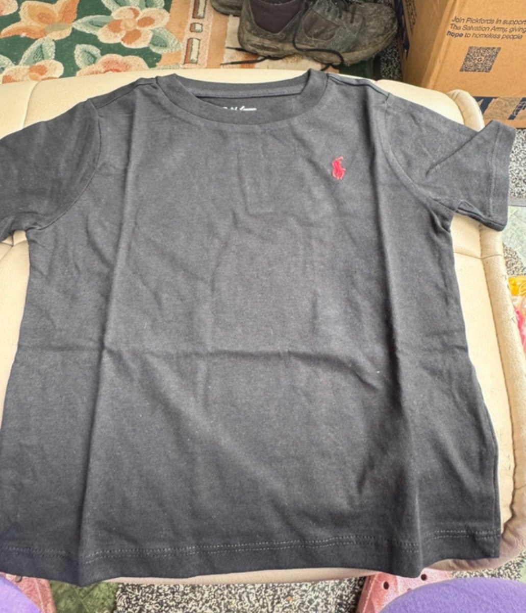 Kids Ralph Lauren black top. Size 18 months