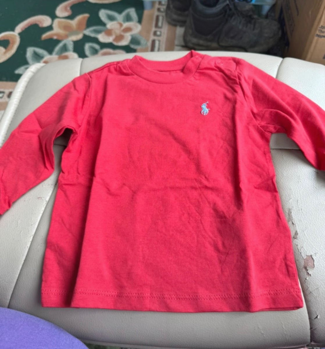 Kids Ralph Lauren long sleeved top. Size 9 months