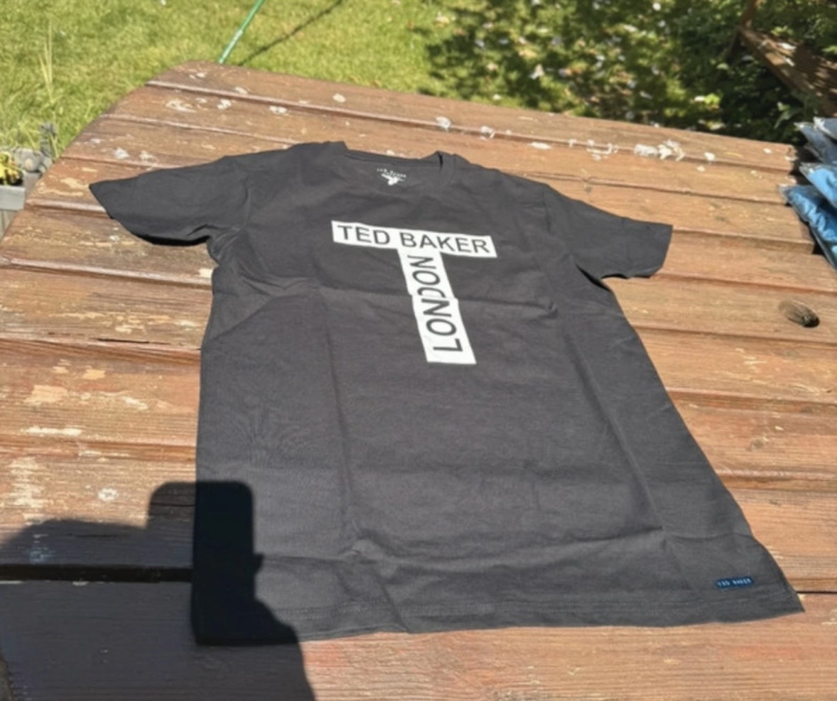 Ted Baker black teeshirt. Size S