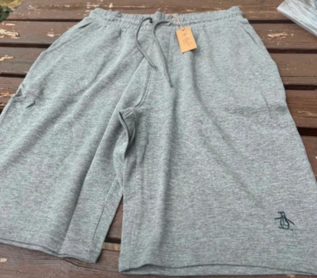 Penguin grey soft feel shorts. Size L