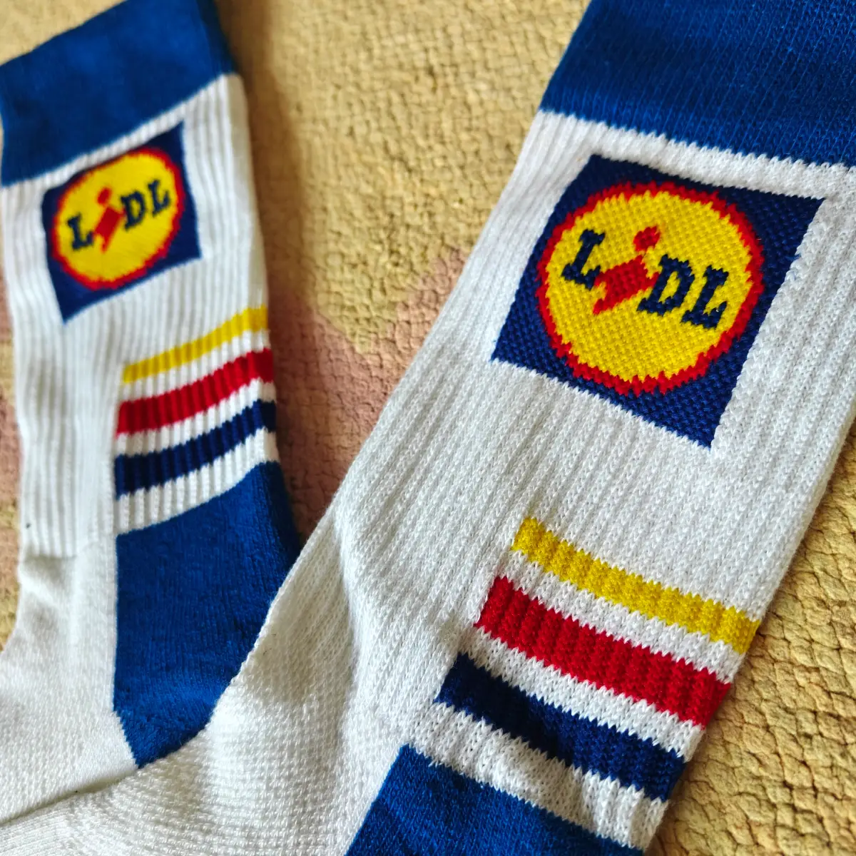 Official Lidl Limited Edition hypebeast white crew socks Unisex Size 5-7 M-L BNWT