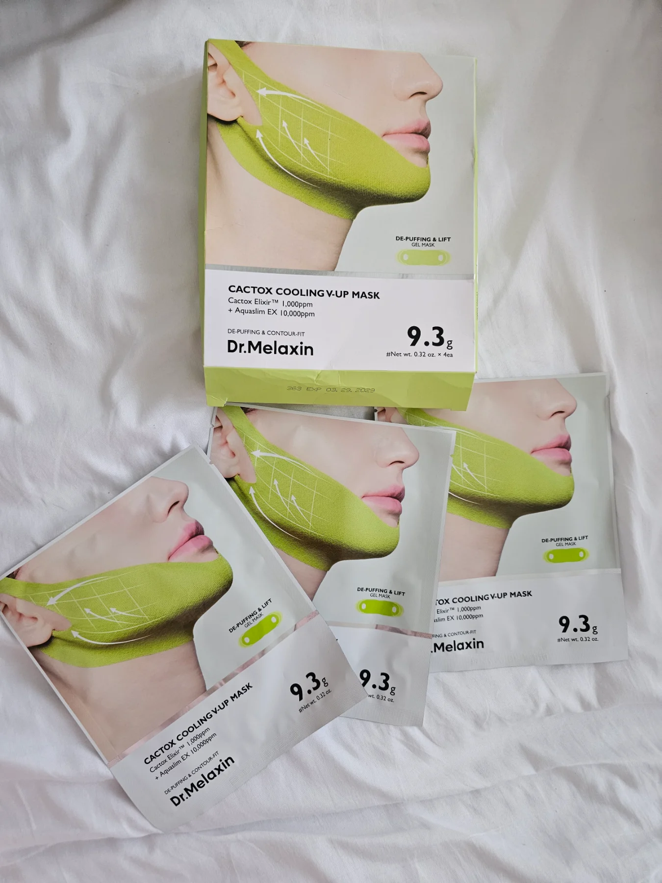 3 x - Dr Melaxin Cactox Cooling Mask.