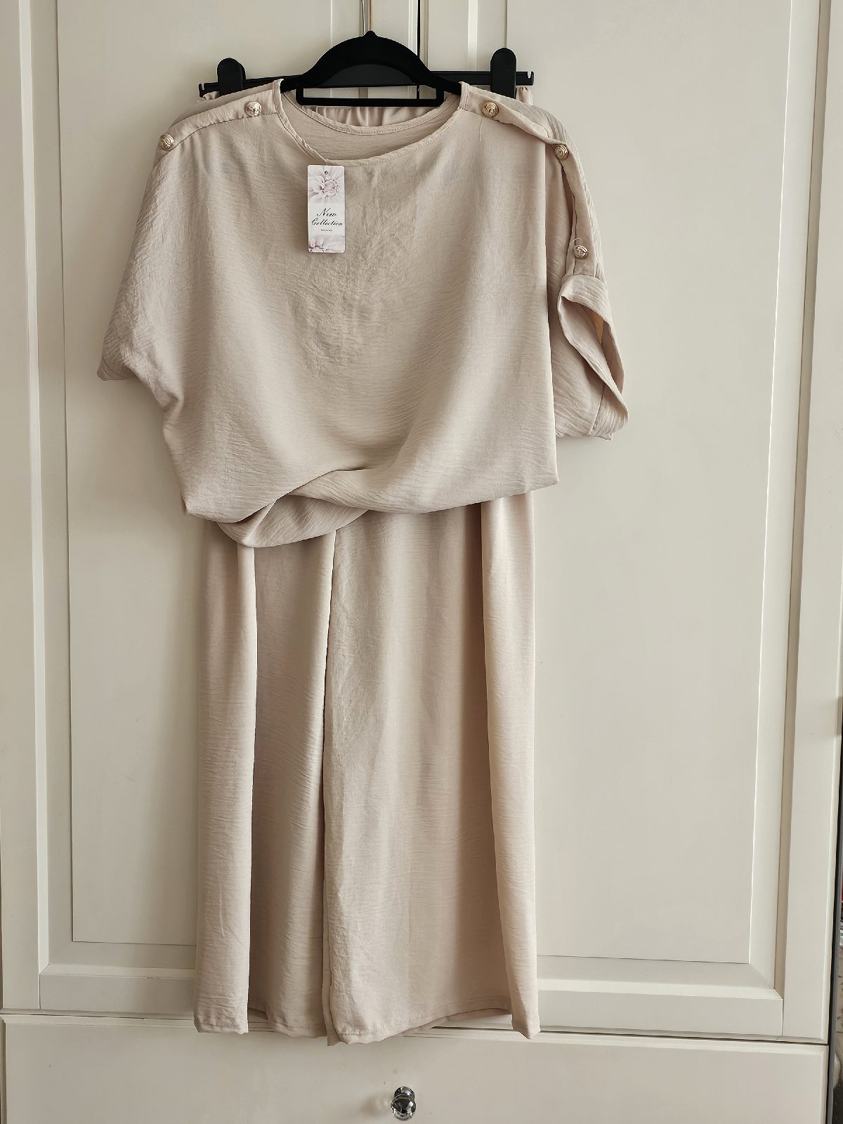 NWT 2 set top & trousers. Caramel colour. Lovely set.
