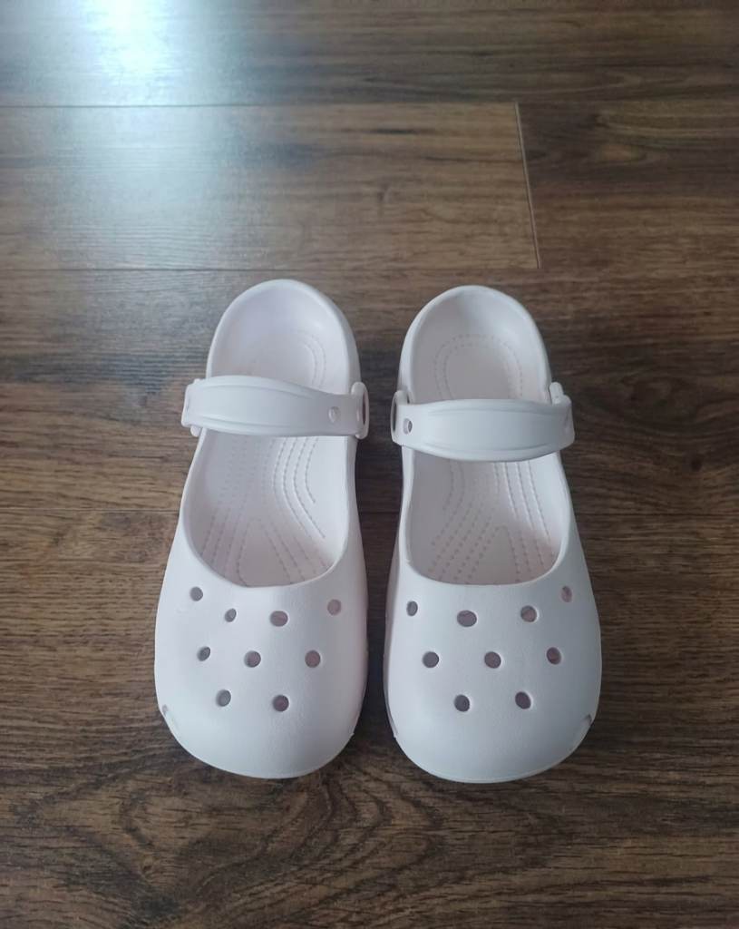Women’s Pale Pink Clog Sandals UK 5 EU 36-37 Slip On Adjustable Strap