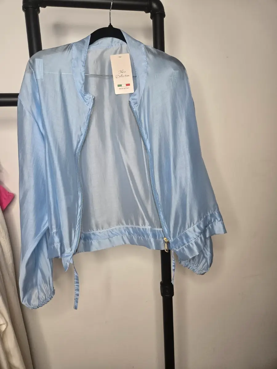 Lightweight Italian Jacket – Baby Blue 💙
