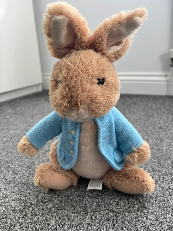 Peter Rabbit Plush Teddy in Blue Jacket | 30cm