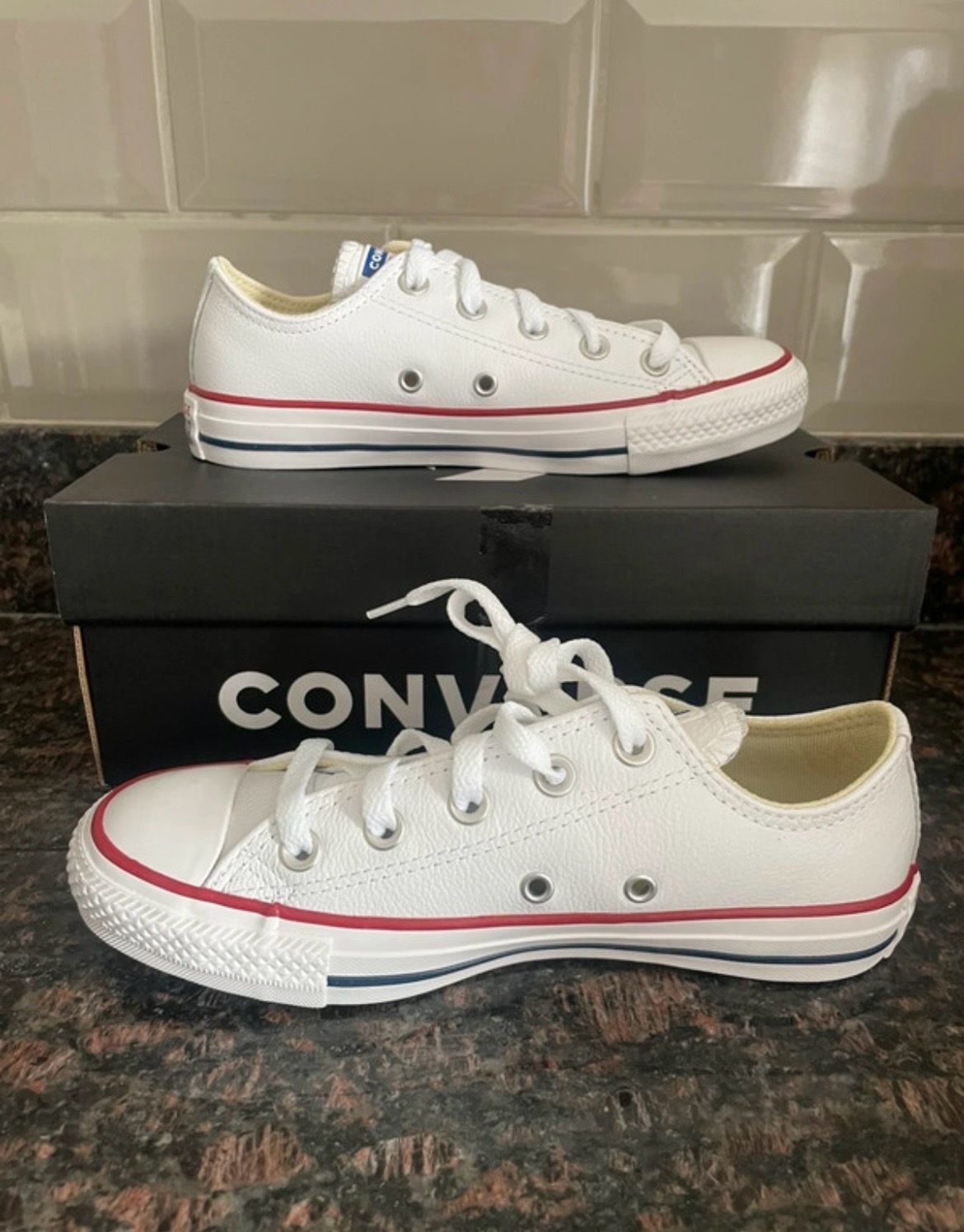 Converse Leather Chuck Taylor All Star Trainers Size 3