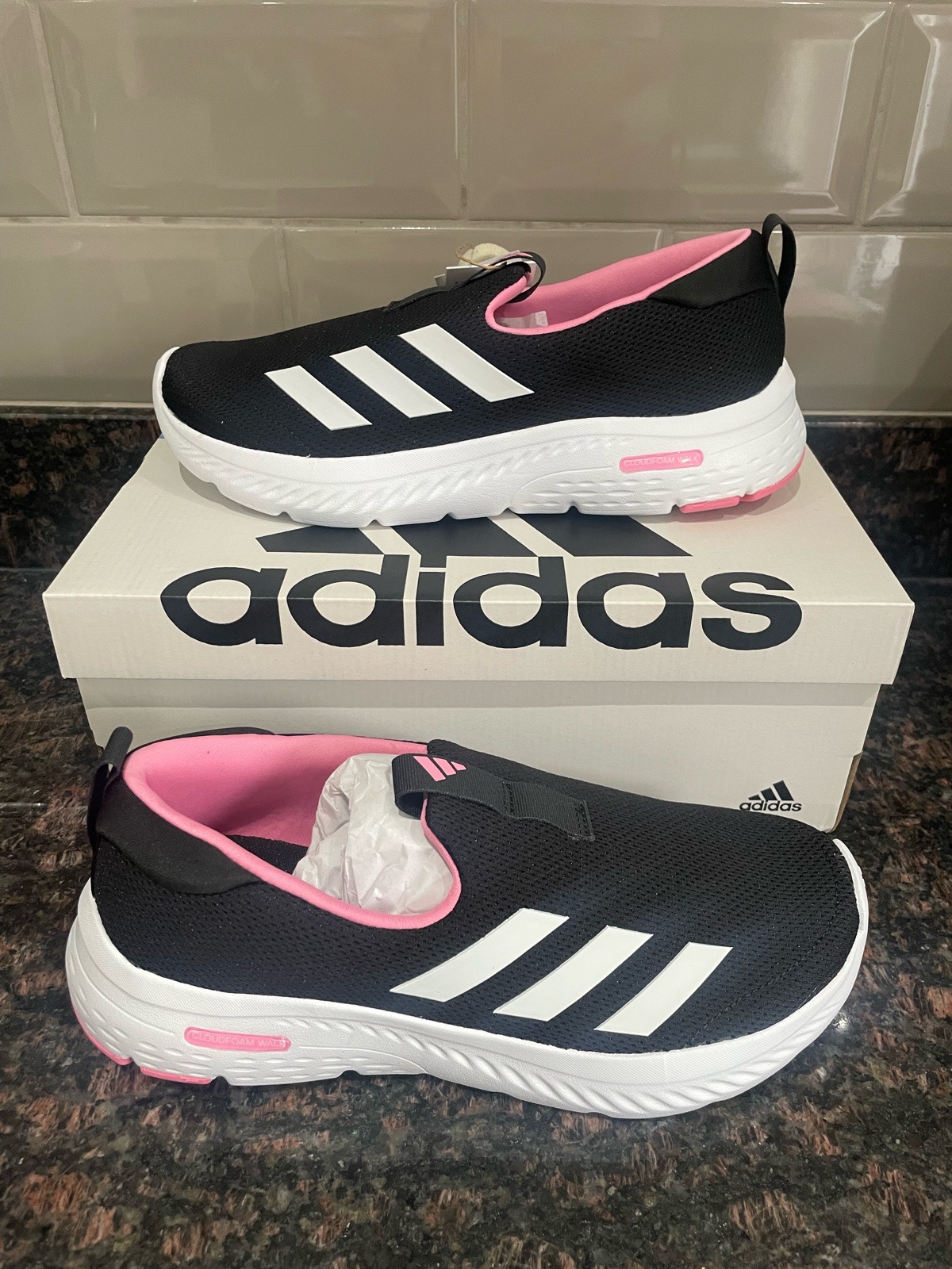 Woman’s Adidas Cloudfoam Trainers Size 6