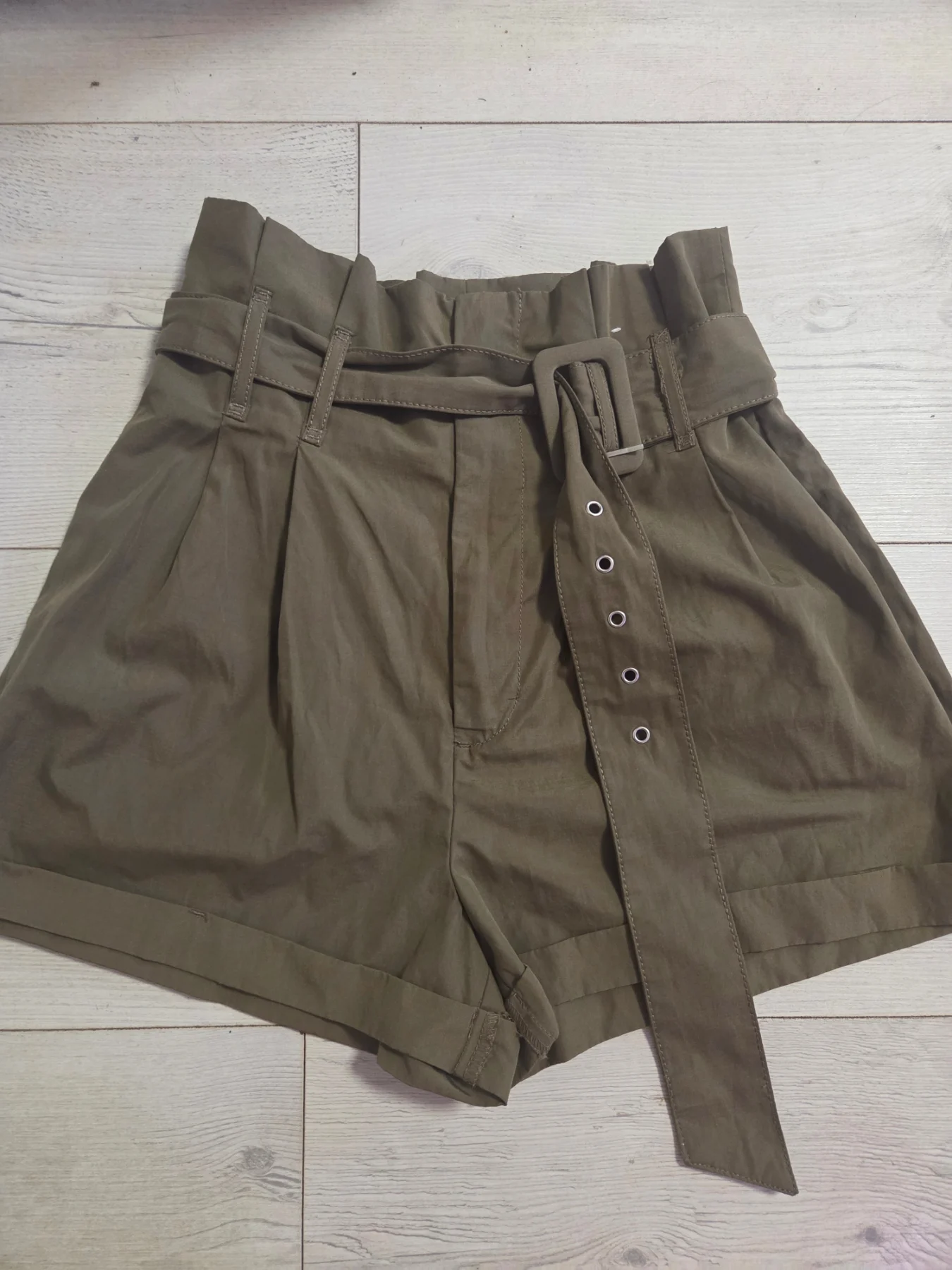 Primark Khaki Olive Green Skirt | UK 10 | Casual Everyday