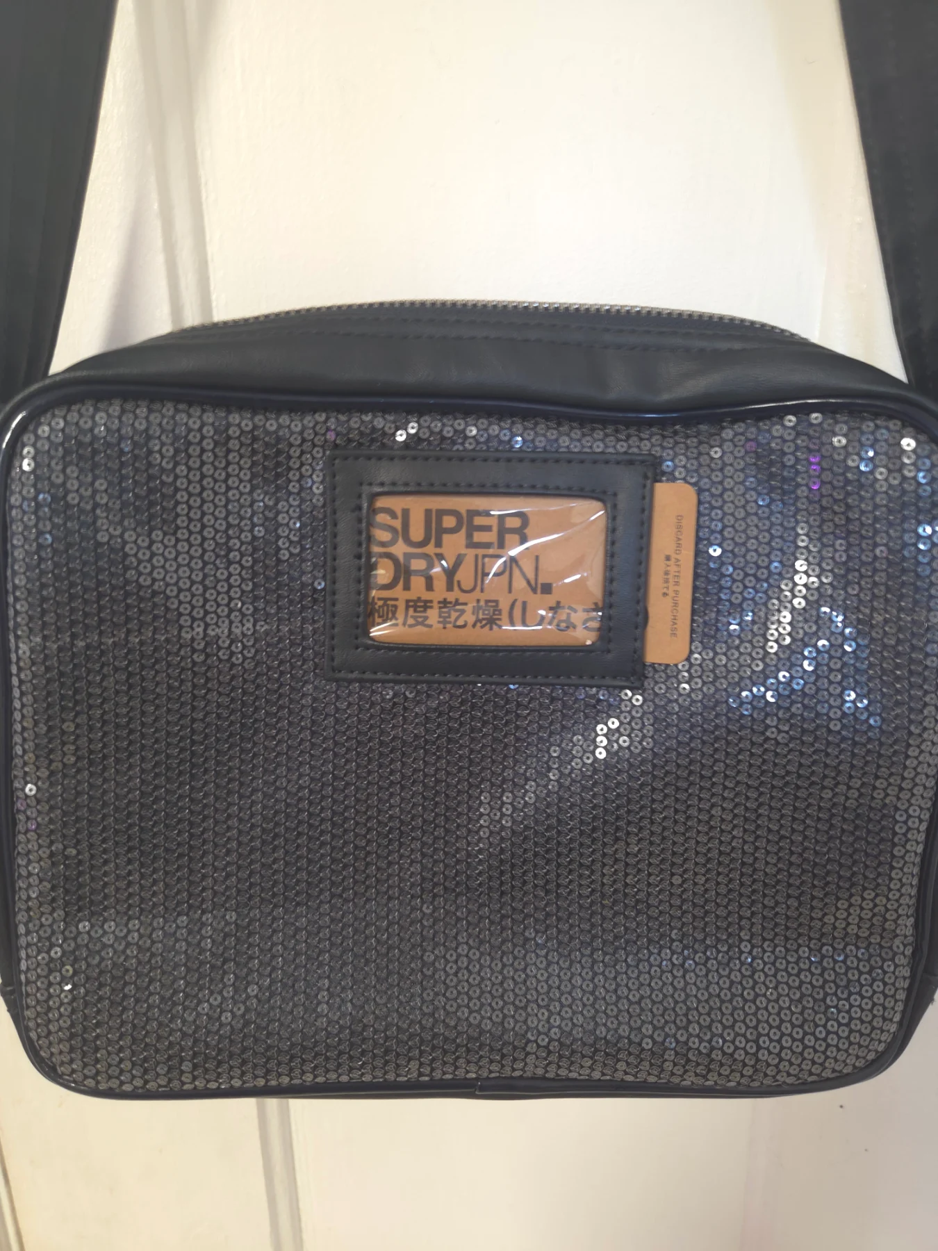 Superdry JPN Black Cross Body Bag
