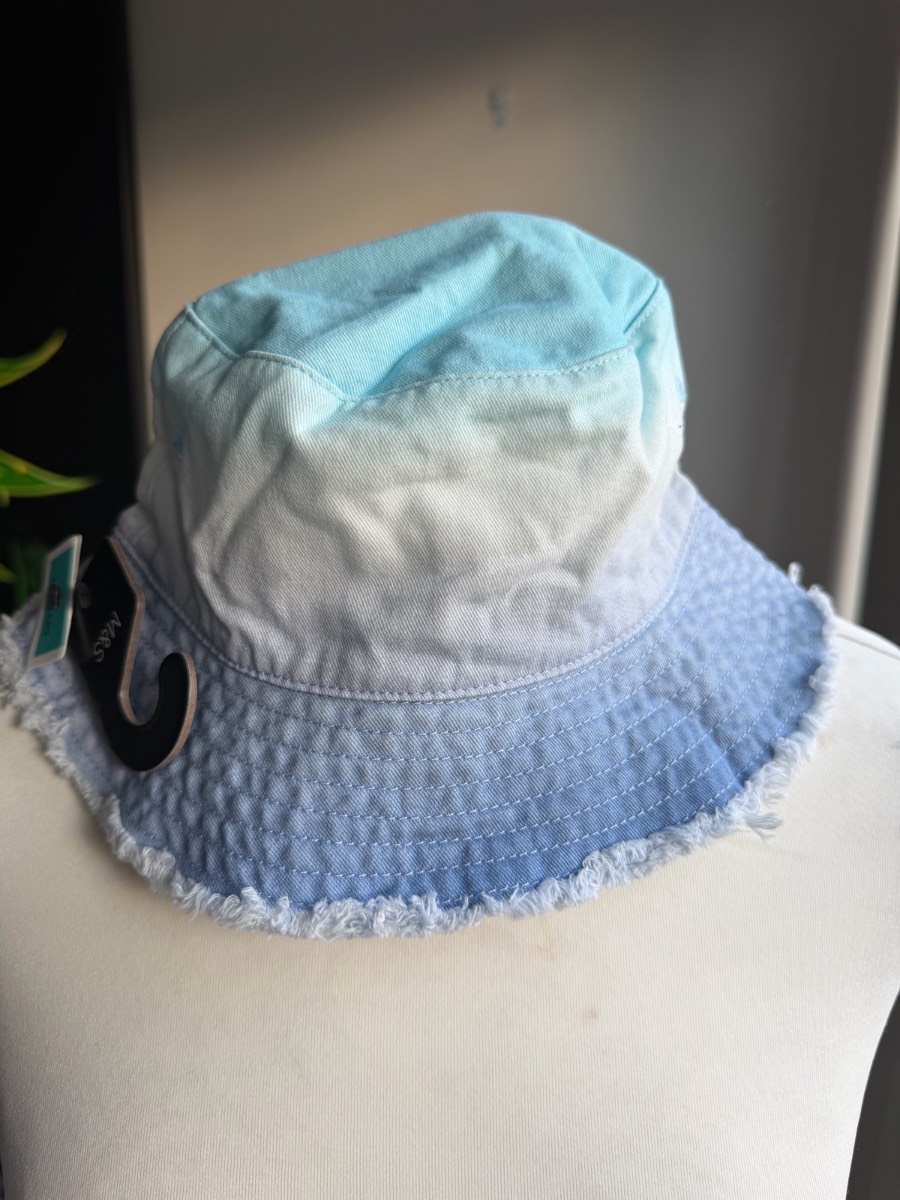 Marks & Spencer Kids Cotton Sun Hat in Blue age 3-6 years