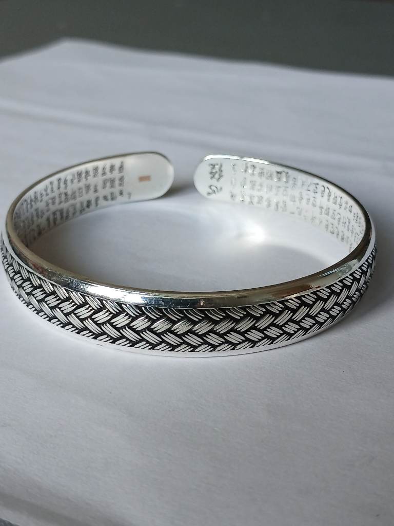 S925 stamped Adjustable bangle