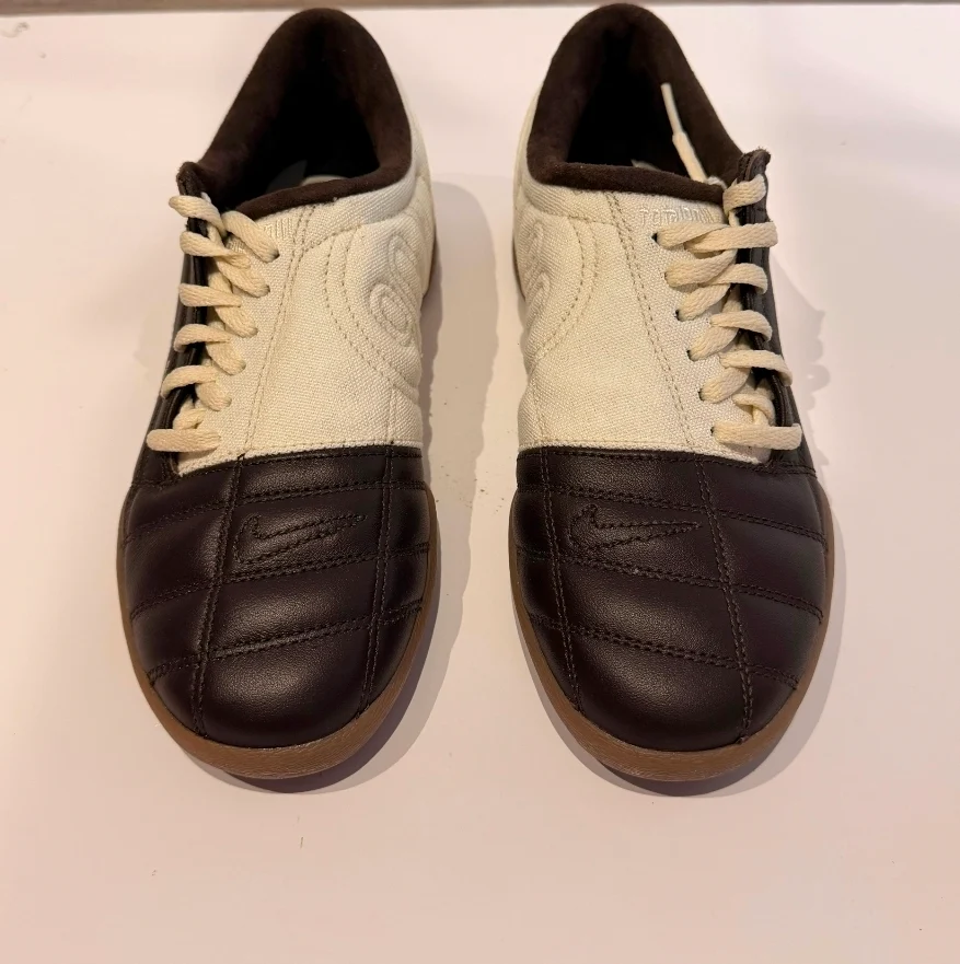 Nike T90 Total 90 Brown White Leather – UK 5 EU 38.5 – Brand New IQ0271-047