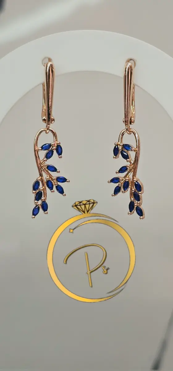Earrings,hallmarked-rose gold