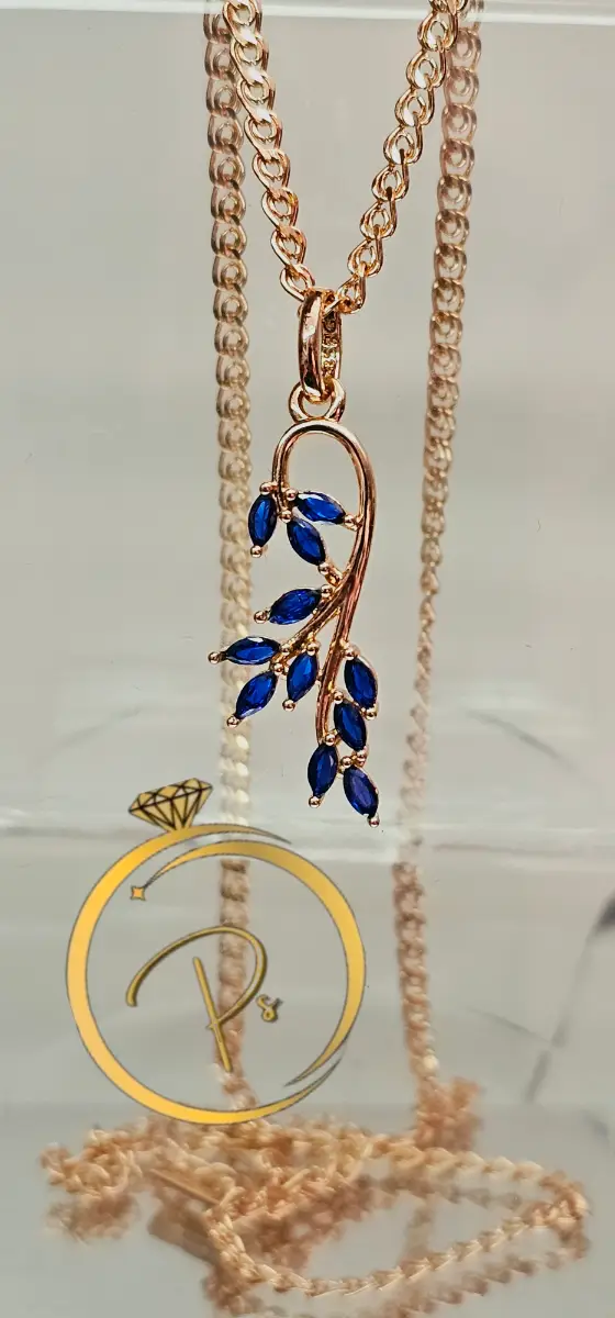 Pendant+necklake,hallmarked