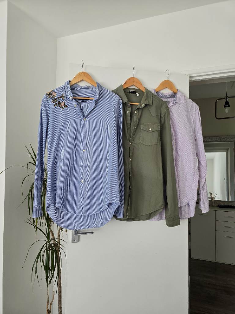 3 mens shirts size L