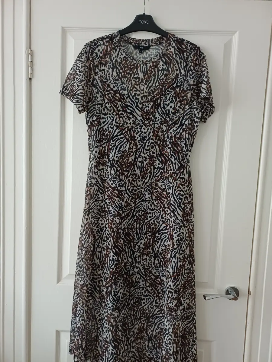 Next size 12 ladies print dress