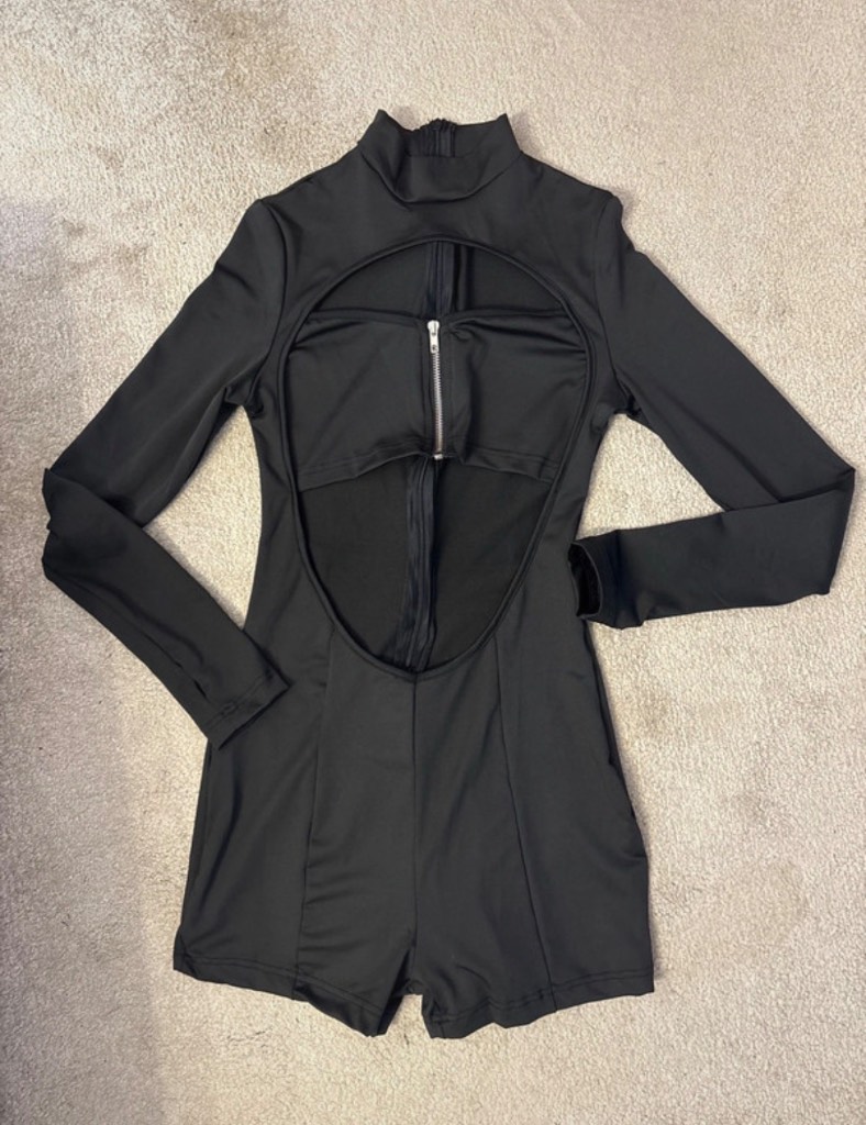 Lycra playsuit size small