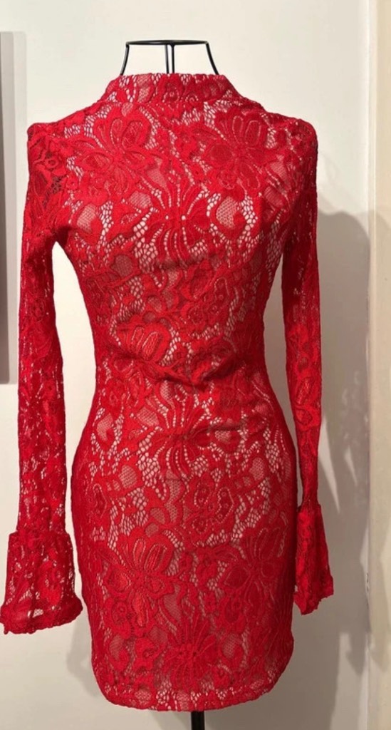 Lace mini dress size XS