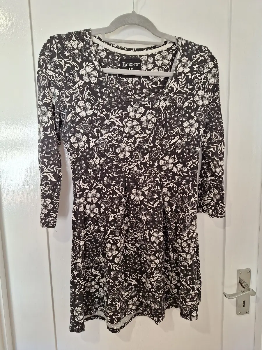 Black and white dress by TU size 12
