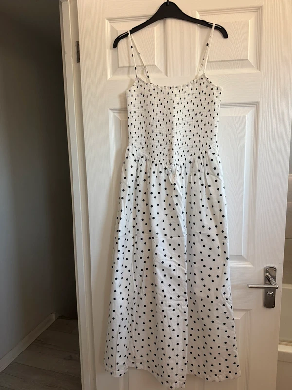 Abercrombie & Fitch Polka Dot Dress with Pockets Size Medium