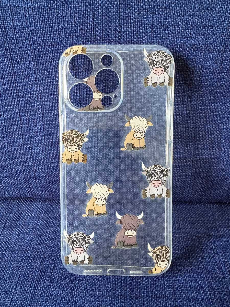 Highland cow iPhone 14 Pro Max case