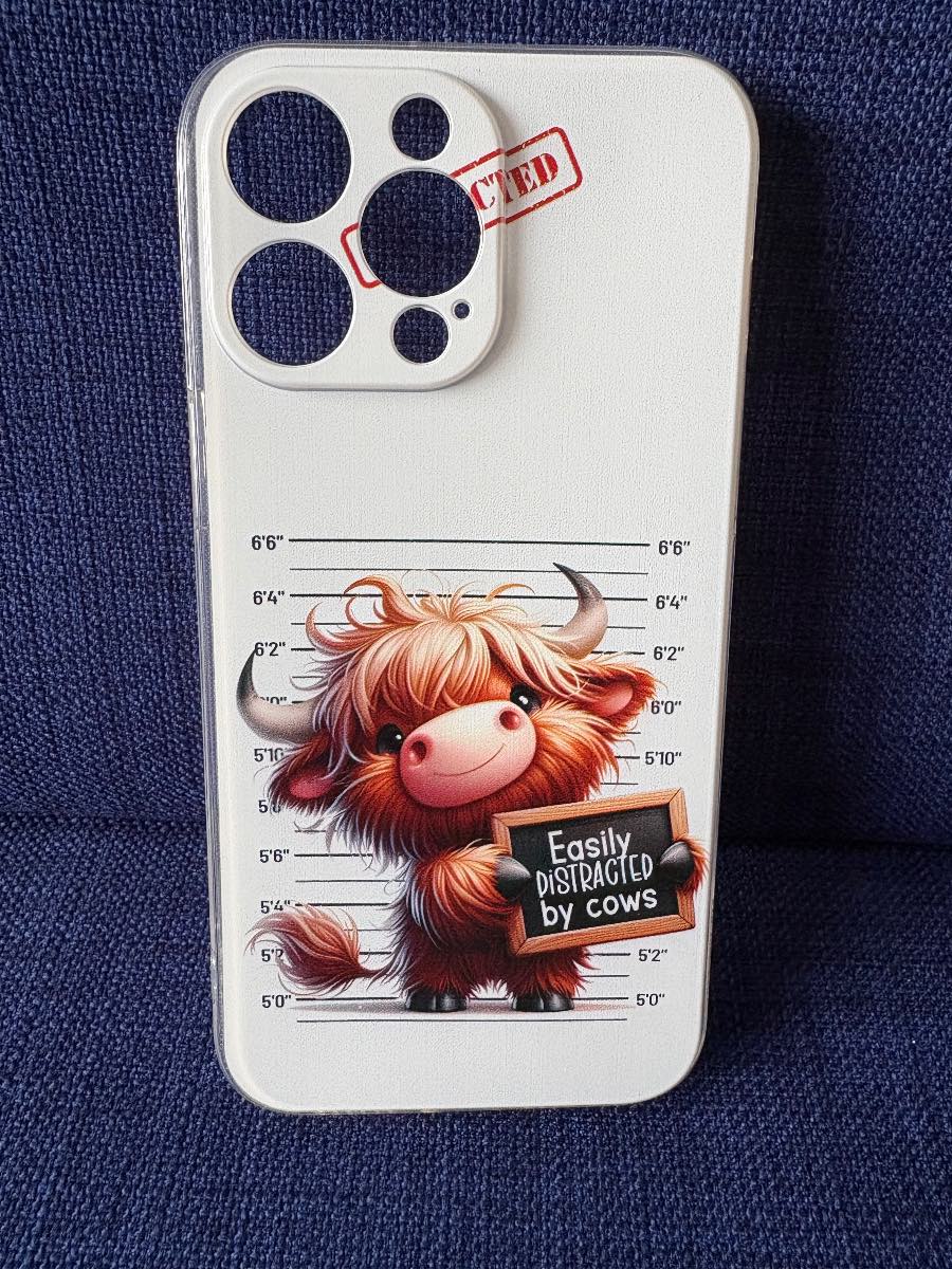 Highland cow iPhone 14 Pro Max case2