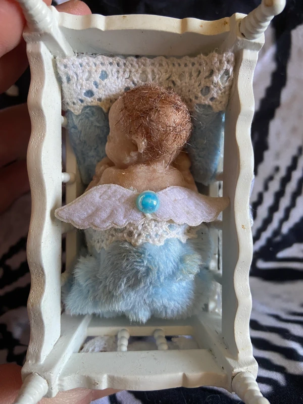 Handmade angel baby boy
