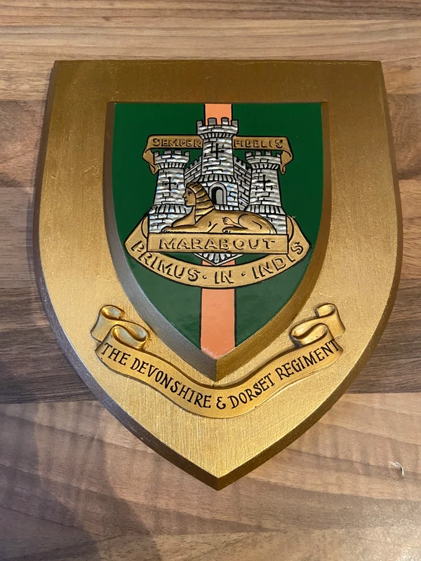 Devonshire/Dorset reg plaque