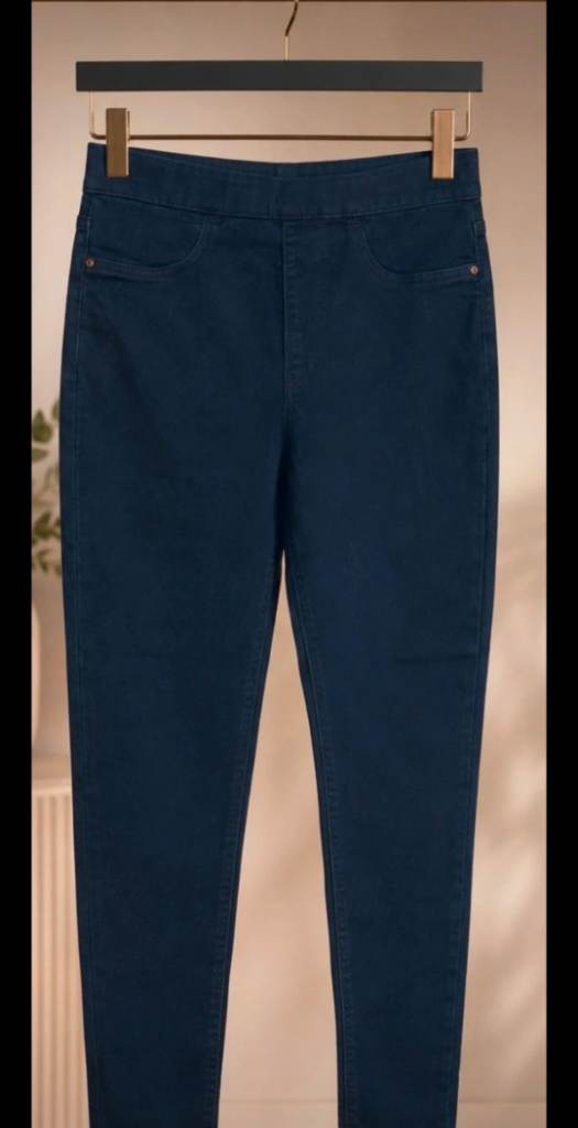 Girls Matalan stylish skinny jeggings jeans age 11 blue