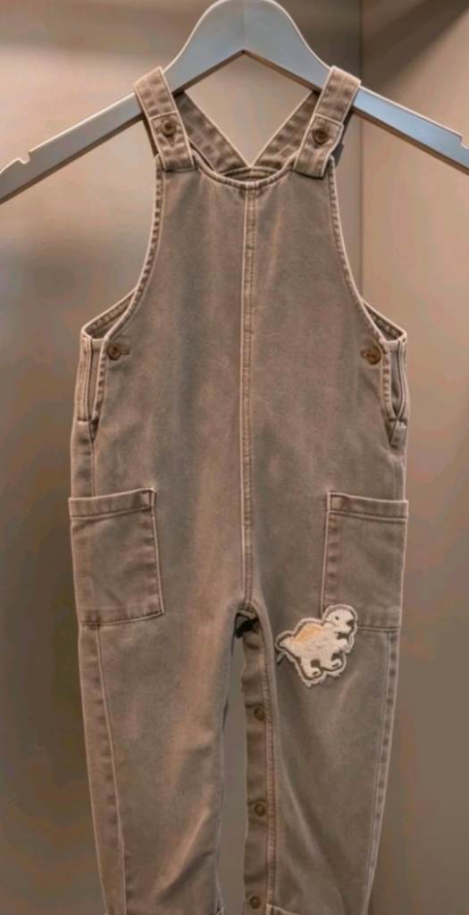Toddler unisex dungarees age 12-18 months